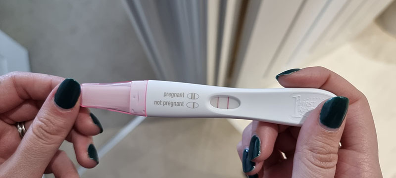 positive pregnancy test